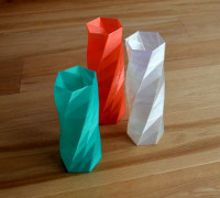 Twisted 6-sided Vase Basic 3D model