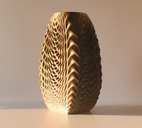 Vase 68 - Ripple 3D model