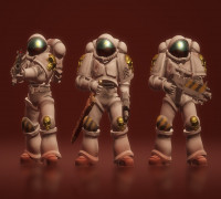 Terra Space Defense force 3D model