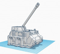 Harbinger, Artillery  3D model