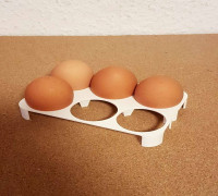 Egg holder for fridge 3D model