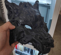Wolf Mask 3D model