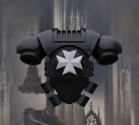 Onyx Crusaders Backpack Supported 3D model