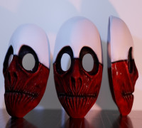Payday 2 Wolf's Mask 3D model
