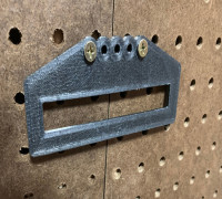 4 inch bin bracket 3D model