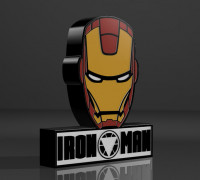 Ironman" V2 lamp 3D model