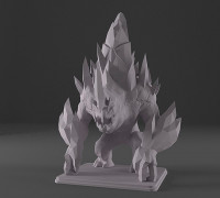 Elemental - Crystal Fury 3D model