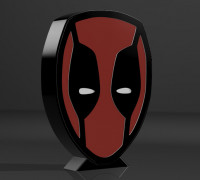 Deadpool" lamp v2 3D model