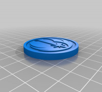 Jedi Order Keychain (Double-Sided) 3D model