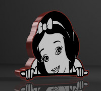 Snow White" lamp 3D model