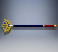 Yuna Staff 3D model