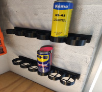 Yet Another Spray Paint/Can Holder 3D model
