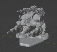 OMEGA Superheavy Battlemech 3D model