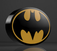 Batman" lamp 3D model