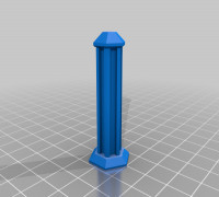 Sci-fi fences 3D model