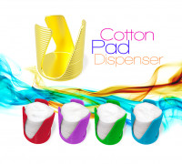 Cotton Pad Dispenser 3D model