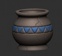 Clay Pot 3D model