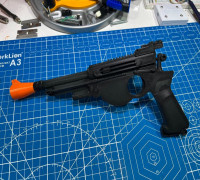 Mandalorian Blaster Easy Print Version 3D model