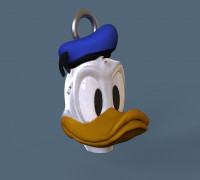 Donald Duck KeyChain 3D model