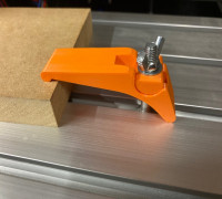 3018 CNC workpiece clamp 3D model