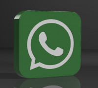 Whatsapp lamp 3D model