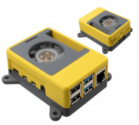 Modular Snap Together Raspberry Pi 2B/3B/3B+/4 Case w/ OLED & Fan Options 3D model