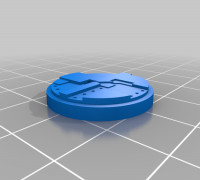 Sci-fi mini base 21mm 3D model