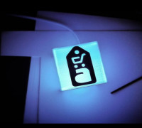 Cube lamp 3D model