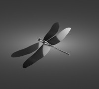 Dragonfly Ornament 3D model