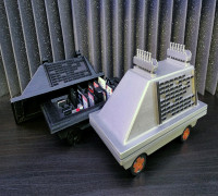 Mouse Bot USB Holder [SD, USB, Micro USB Combo] 3D model