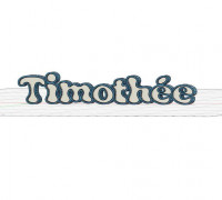 LAMP LUMINOUS NAME TIMOTHEE 3D model