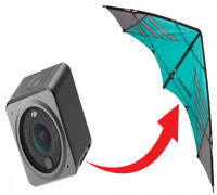 DJI action 2 camera mount for kite 3D model