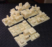 Sim City 2000 Tabletop Play Set 3D model