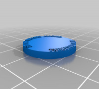 No One Rollers Allowed Base 21mm 3D model