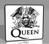 queen lamp 3D model