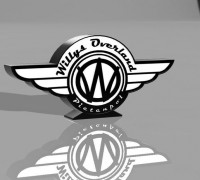 willys overland lamp 3D model