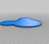 Mickey Coaster and Placemat 3D model