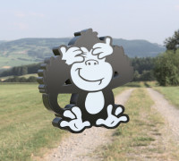 monkey lamp 3D model