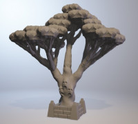 Delving Decor: Arcane Tree (28mm/Heroic scale) 3D model
