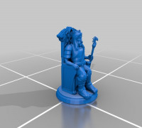 King on Throne NPC (DesktopHero3D) 3D model