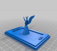 MTG Angel Token 3D model