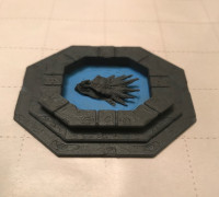 D&D Tabletop - Basilisk Fountain 3D model