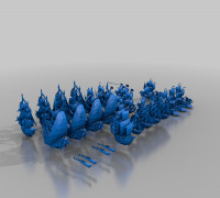vampire coast ship fleets (mostly unedited) 3D model