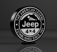 jeep lamp 3D model