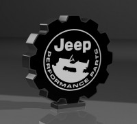 jeep lamp 3D model