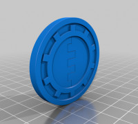 Arcane coin money 3D model