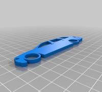 E46 Touring Side Keychain 3D model