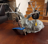 Jackalope Key Holder 3D model