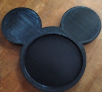 cup/ cup/ coaster mickey mouse 3D model