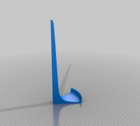 Table stand/support for wall clock 3D model